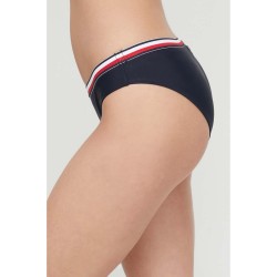 Tommy Hilfiger Μαγιό Slip Hipster Cut Bikini Stripes UW0UW04113-DW5, ΜΠΛΕ ΣΚΟΥΡΟ