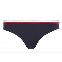 Tommy Hilfiger Μαγιό Slip Hipster Cut Bikini Stripes UW0UW04113-DW5, ΜΠΛΕ ΣΚΟΥΡΟ