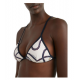 Γυναικείο Μαγιό Τοπ Tommy Hilfiger Triangle Fixed PR Print Bikini Top UW0UW04610-0F7 NAUTICAL ROPE