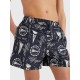 Tommy Hilfiger UM0UM02827-DX1 Medium Drawstring Print Ανδρικό Μαγιό Βερμούδα DARK BLUE