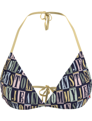 Γυναικείο Μαγιό Τοπ Tommy Hilfiger Adjustable Triangle Bikini Top UW0UW04081-0GL TYPE PRINT