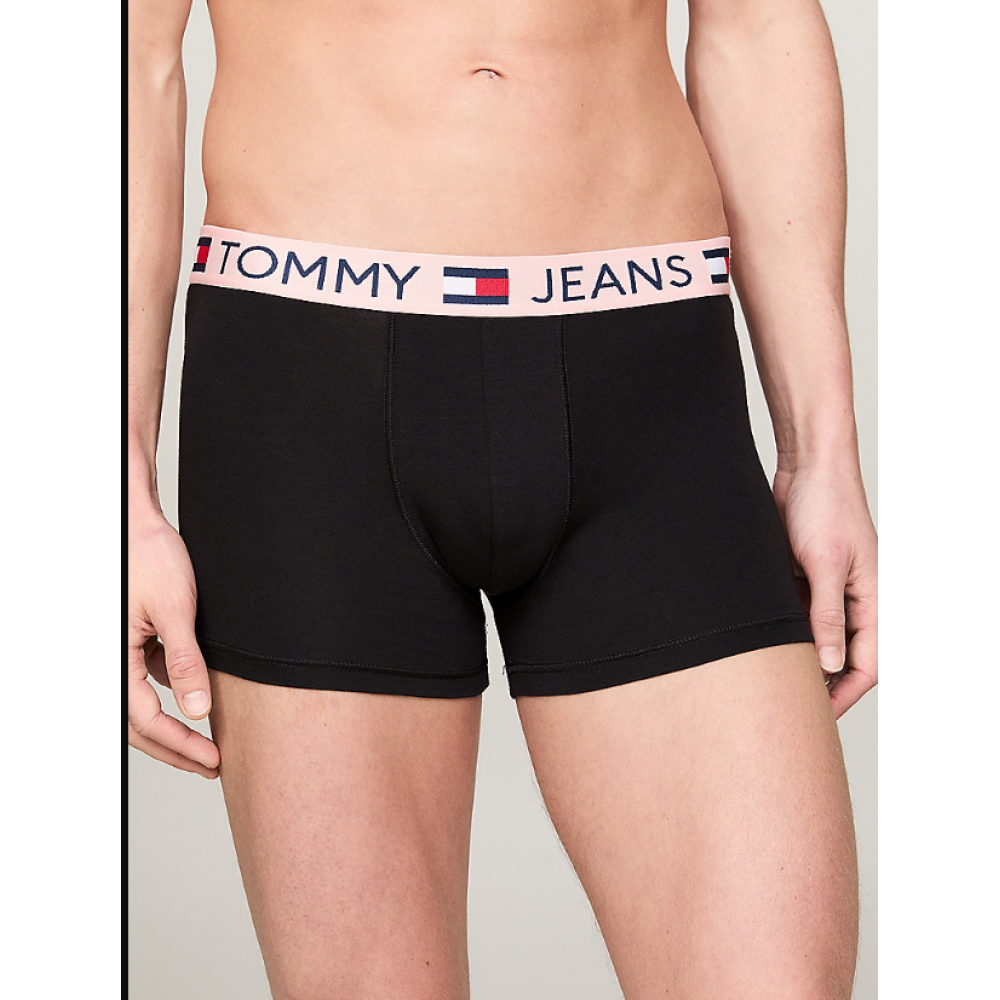 Tommy Hilfiger 3p Trunk WB UM0UM03289-0XF, Ανδρικά μπόξερ Σετ 3 τεμαχίων, ΜΑΥΡΟ