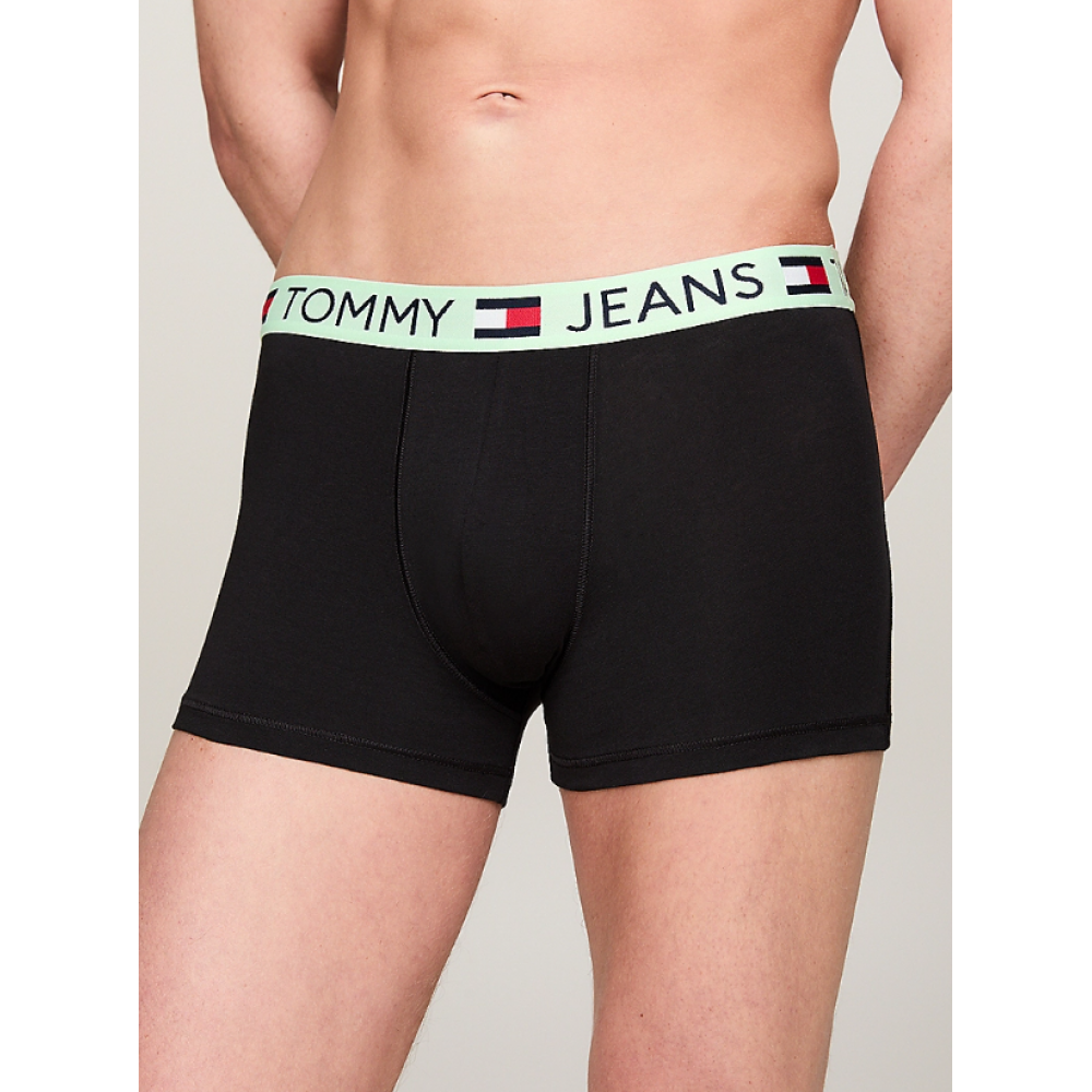 Tommy Hilfiger 3p Trunk WB UM0UM03289-0XF, Ανδρικά μπόξερ Σετ 3 τεμαχίων, ΜΑΥΡΟ