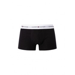 Tommy Hilfiger UM0UM02763-0UC 3p WB Trunk , Ανδρικά μπόξερ Σετ 3 τεμ. ΜΑΥΡΟ