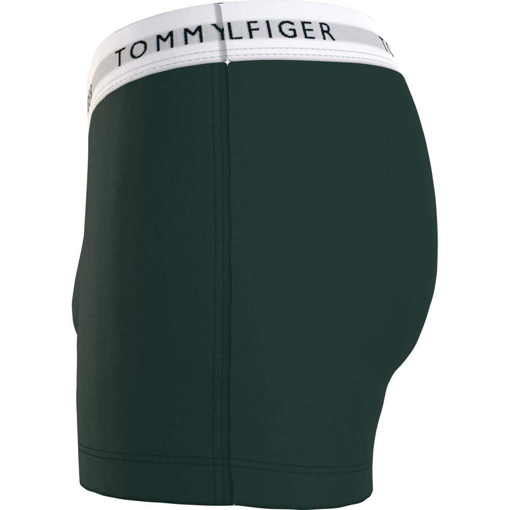 Tommy Hilfiger 3p Trunk UM0UM02761-0XY, Ανδρικά μπόξερ Σετ 3 τεμαχίων με άσπρο λάστιχο, MULTI COLOR