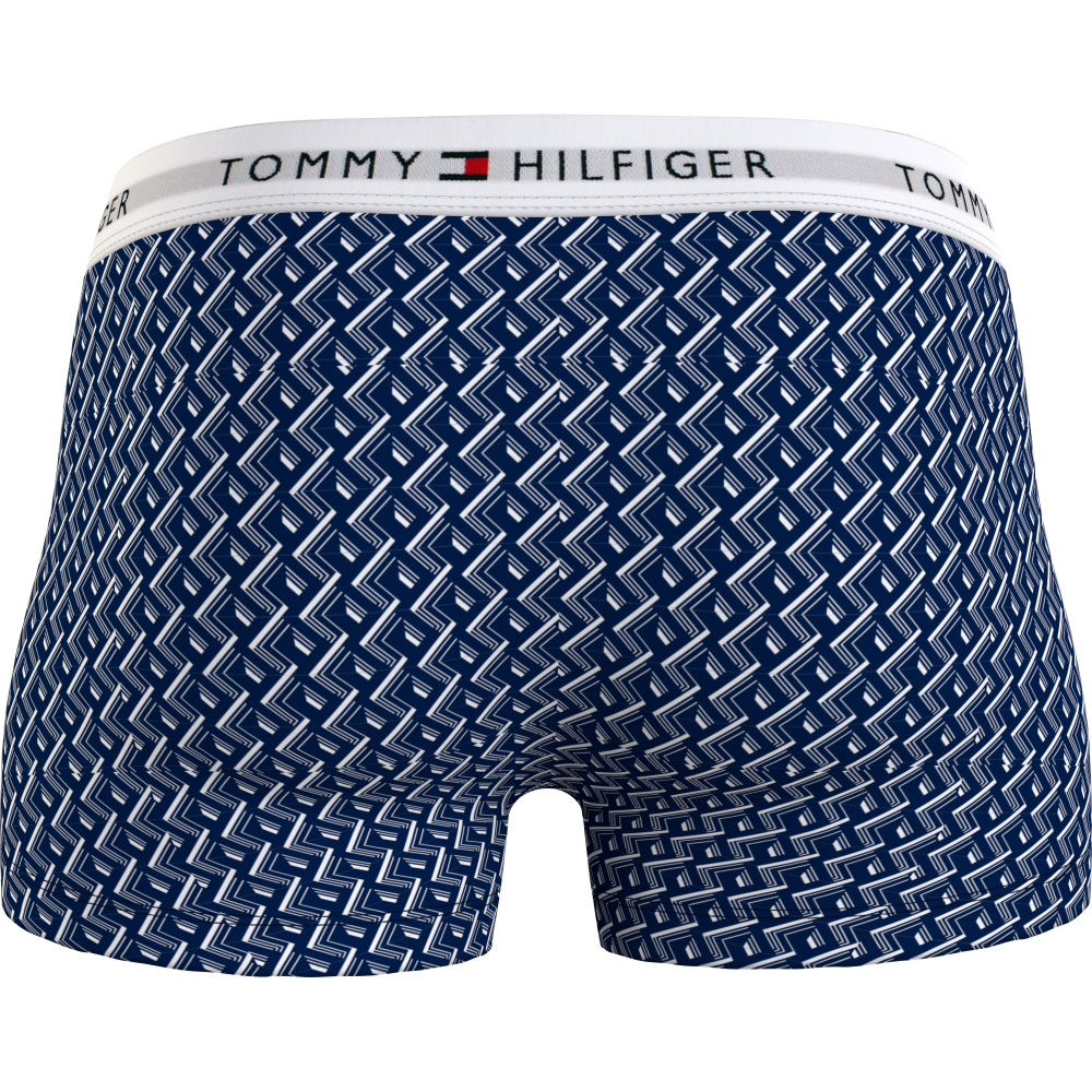 Tommy Hilfiger 3p Trunk Print UM0UM02768-0Y2, Ανδρικά μπόξερ Σετ 3 τεμαχίων με σχέδιο, MULTI COLOR