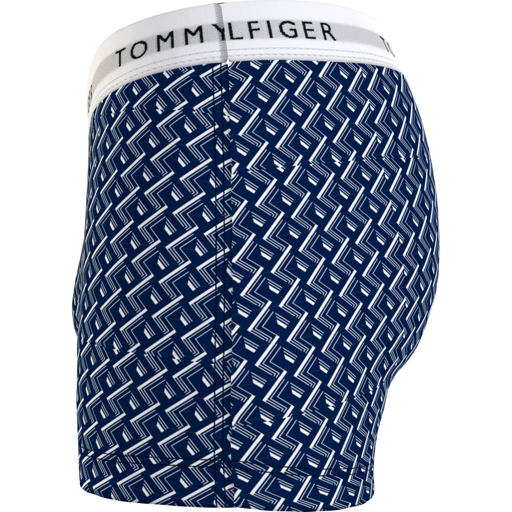 Tommy Hilfiger 3p Trunk Print UM0UM02768-0Y2, Ανδρικά μπόξερ Σετ 3 τεμαχίων με σχέδιο, MULTI COLOR