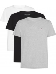 Tommy Hilfiger UM0UM03379-05F, Ανδρικό Set  3packs T-Shirts βαμβακερό Λαιμόκοψη στρογγυλή, Κοντό μανίκι, MULTI COLOR