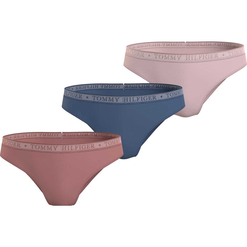 TOMMY HILFIGER 3pack Bikini UW0UW05184-0VV, Γυναικείo Σετ 3τεμ. Κυλοτάκια, MULTI COLOR