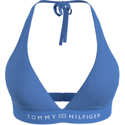 Tommy Hilfiger ΅Women's Triangle Fixed  RP UW0UW05257-C30, Γυναικείο Μπικίνι Τοπ Μαγιό  με  επένδυση που αφαιρείται BLUE SPELL