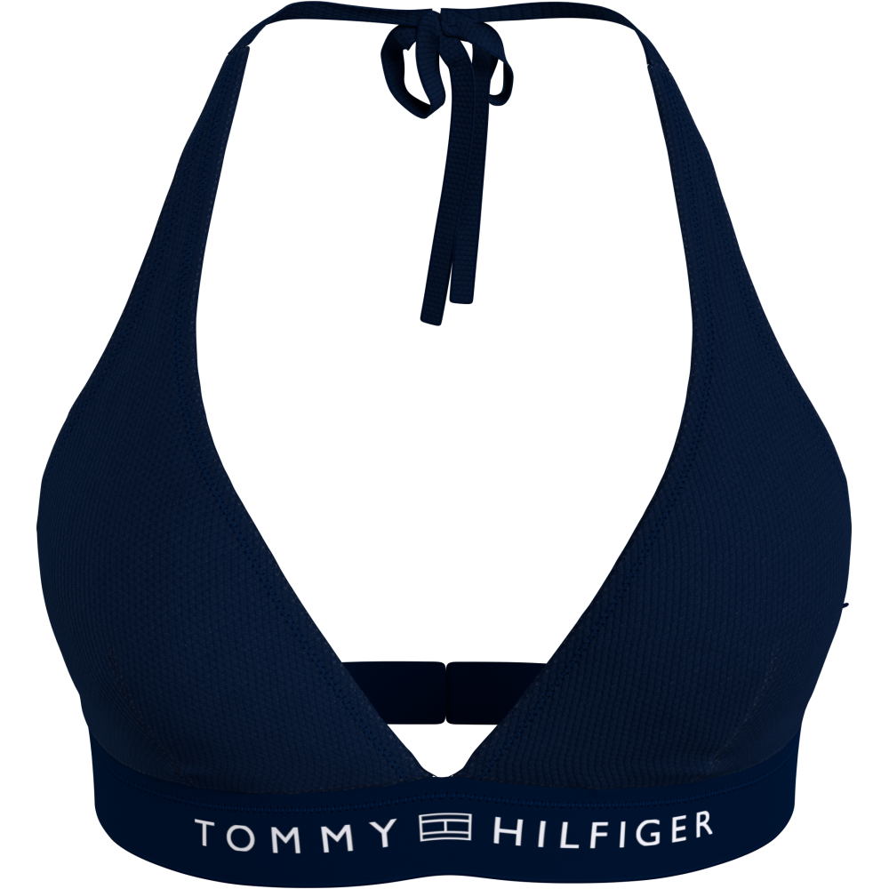 Tommy Hilfiger ΅Women's Triangle Fixed  RP UW0UW05257-DW5, Γυναικείο Μπικίνι Τοπ Μαγιό  με  επένδυση που αφαιρείται, DESERT SKY