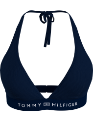 Tommy Hilfiger ΅Women's Triangle Fixed  RP UW0UW05257-DW5, Γυναικείο Μπικίνι Τοπ Μαγιό  με  επένδυση που αφαιρείται, DESERT SKY