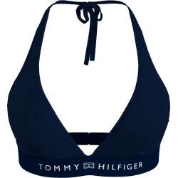 Tommy Hilfiger ΅Women's Triangle Fixed  RP UW0UW05257-DW5, Γυναικείο Μπικίνι Τοπ Μαγιό  με  επένδυση που αφαιρείται, DESERT SKY