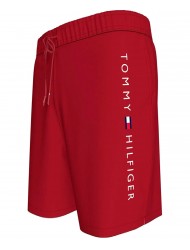 Tommy Hilfiger UM0UM03258-XLD,  Medium Drawstring Ανδρικό Μαγιό Βερμούδα, MEDIUM RED