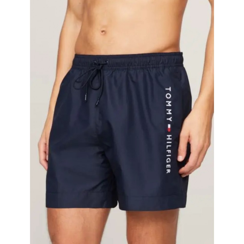 Tommy Hilfiger UM0UM03258-DW5,  Medium Drawstring Ανδρικό Μαγιό Βερμούδα, DARK BLUE