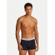 Tommy Hilfiger 3pack TRUNK WB, Ανδρικά Μπόξερ 3τεμ. με εξωτερικό λάστιχο, ΜΠΛΕ ΣΚΟΥΡΟ