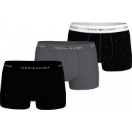 Tommy Hilfiger 3p Trunk Print UM0UM02768-0UB, Ανδρικά μπόξερ Σετ 3 τεμαχίων με σχέδιο, MULTI COLOR