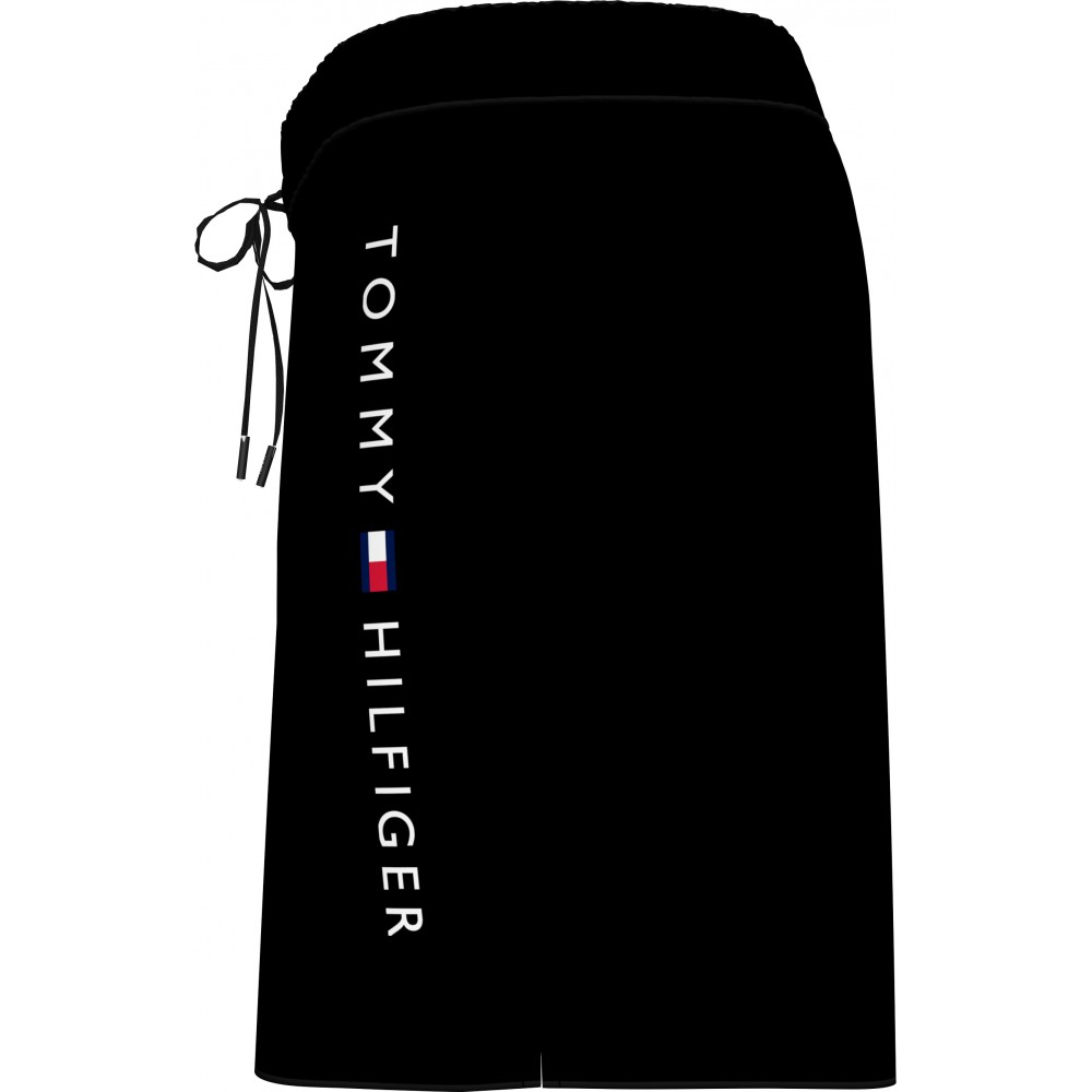 Tommy Hilfiger UM0UM03267-BDS,  Plus Size Medium Drawstring Ανδρικό Μαγιό Βερμούδα, ΜΑΥΡΟ