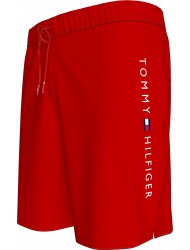 Tommy Hilfiger UM0UM03310-XLG,  Long Drawstring Ανδρικό Μαγιό Βερμούδα, ΚΟΚΚΙΝΟ