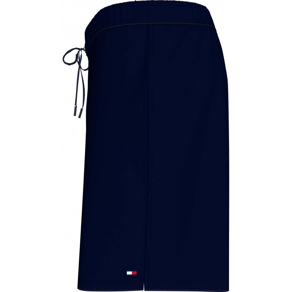 Tommy Hilfiger UM0UM035610-DW5,  Ανδρικό Μαγιό Plus Size BT Long Drawstring, ΜΠΛΕ ΣΚΟΥΡΟ