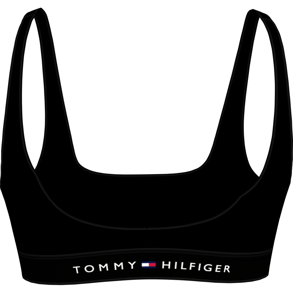 Tommy Hilfiger UW0UW04108-BDS, Γυναικείο Μαγιό Top Bralette, ΜΑΥΡΟ