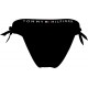 Tommy Hilfiger UW0UW04497-BDS, Γυναικείο Κυλοτάκι Μαγιό Side Tie Cheeky Bikini, ΜΑΥΡΟ