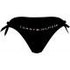 Tommy Hilfiger UW0UW04497-BDS, Γυναικείο Κυλοτάκι Μαγιό Side Tie Cheeky Bikini, ΜΑΥΡΟ