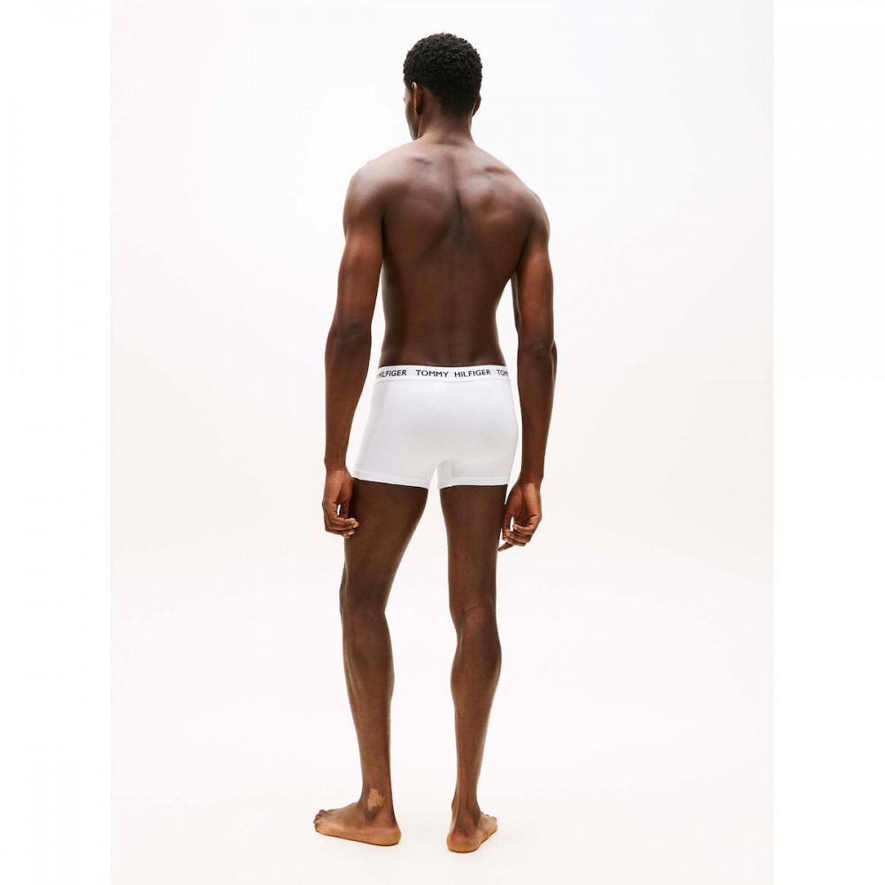 Tommy Hilfiger UM0UM03835-0TH, Ανδρικά Μπόξερ 3 τεμ. με λογοτυπο, ΑΣΠΡΟ