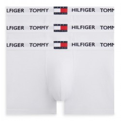 Tommy Hilfiger UM0UM03835-0TH, Ανδρικά Μπόξερ 3 τεμ. με λογοτυπο, ΑΣΠΡΟ