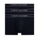 Tommy Hilfiger UM0UM03882-0WE 3pcs Trunk , Ανδρικά μπόξερ Σετ 3 τεμ. ΜΑΥΡΟ