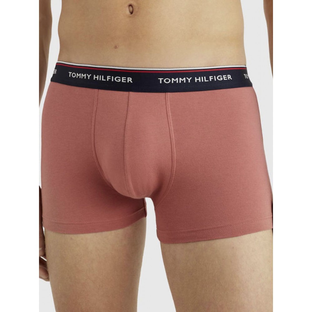 Ανδρικό Boxer TOMMY HILFIGER Premium Essentials 3pack Trunk 1U87903842-0XV, MULTI COLOR