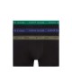 Tommy Hilfiger UM0UM03890-0YY 3pcs, Ανδρικά μπόξερ Signature Repeat Logo Waistband Trunks , ΜΑΥΡΟ