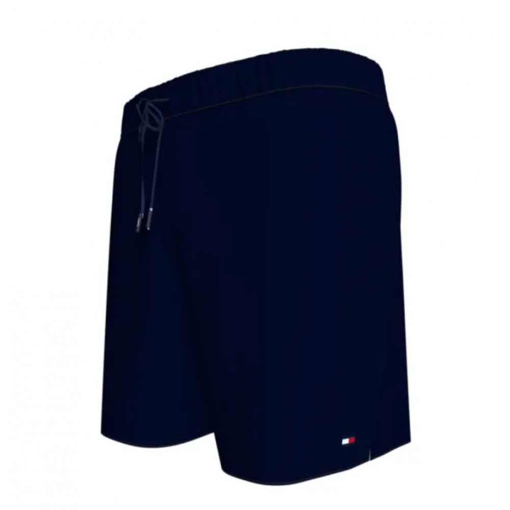 Tommy Hilfiger UM0UM03281-DW5,  Ανδρικό Μαγιό Plus Size BT Medium Drawstring, ΜΠΛΕ ΣΚΟΥΡΟ