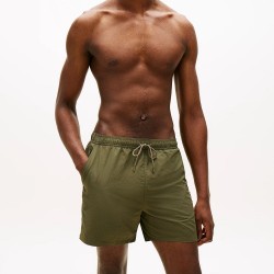 Tommy Hilfiger UM0UM03748-RBN,  Medium Drawstring Zip Pocket Ανδρικό Μαγιό Βερμούδα, ARMY GREEN