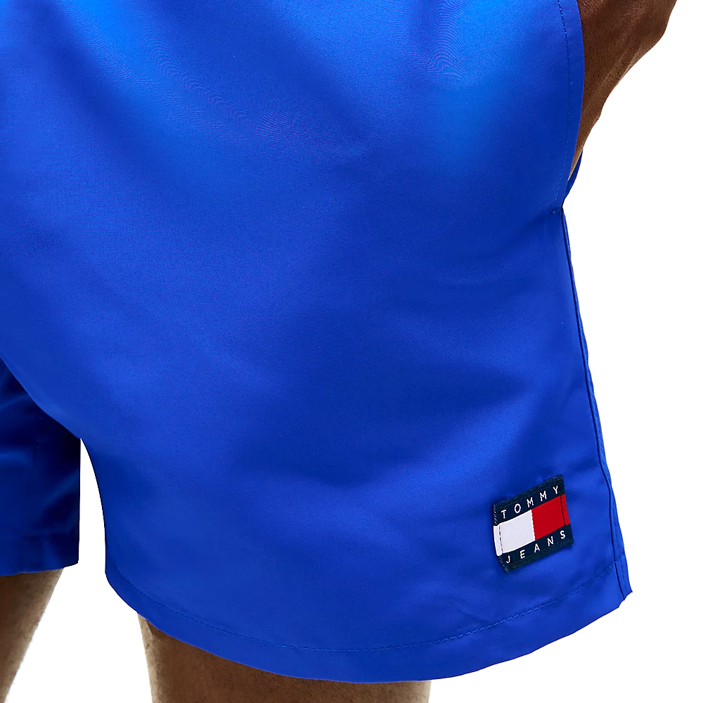 Tommy Hilfiger UM0UM03852-C8O,  Medium Drawstring Ανδρικό Μαγιό με εξώραφα, ΜΠΛΕ