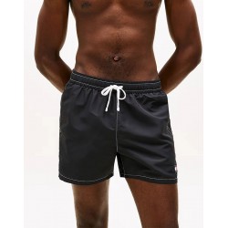 Tommy Hilfiger UM0UM03852-BDS,  Medium Drawstring Ανδρικό Μαγιό με εξώραφα, ΜΑΥΡΟ