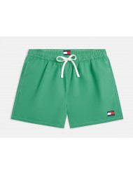Tommy Hilfiger UM0UM03852-L5Y,  Medium Drawstring Ανδρικό Μαγιό με εξώραφα, ΠΡΑΣΙΝΟ