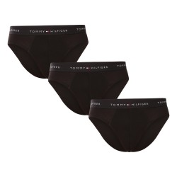 TOMMY HILFIGER UM0UM03876-0R7, Ανδρικά Βαμβακερά Σλιπ 3 pack, ΜΑΥΡΟ