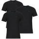 Tommy Hilfiger UM0UM03870-BEH,  Ανδρικό Set  3 pieces T-Shirts βαμβακερό Λαιμόκοψη στρογγυλή, Κοντό μανίκι, ΜΑΥΡΟ