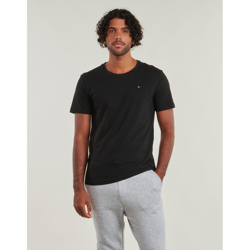 Tommy Hilfiger UM0UM03870-BEH,  Ανδρικό Set  3 pieces T-Shirts βαμβακερό Λαιμόκοψη στρογγυλή, Κοντό μανίκι, ΜΑΥΡΟ