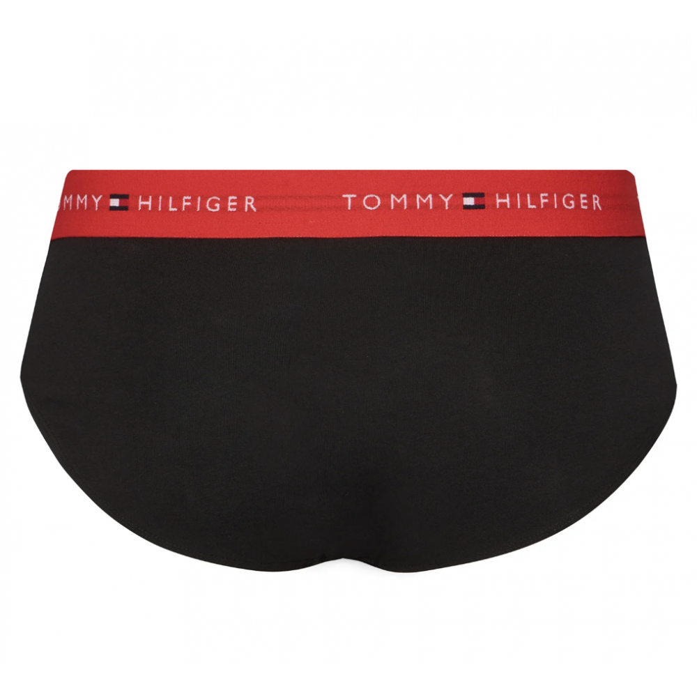 TOMMY HILFIGER UM0UM03876-0SW, Ανδρικά Βαμβακερά Σλιπ 3 pack, ΜΑΥΡΟ