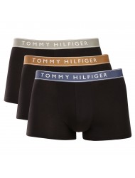 Tommy Hilfiger UM0UM03881-06I, Ανδρικά Μπόξερ Essential Logo Waistband  Trunks,  ΜΑΥΡΟ