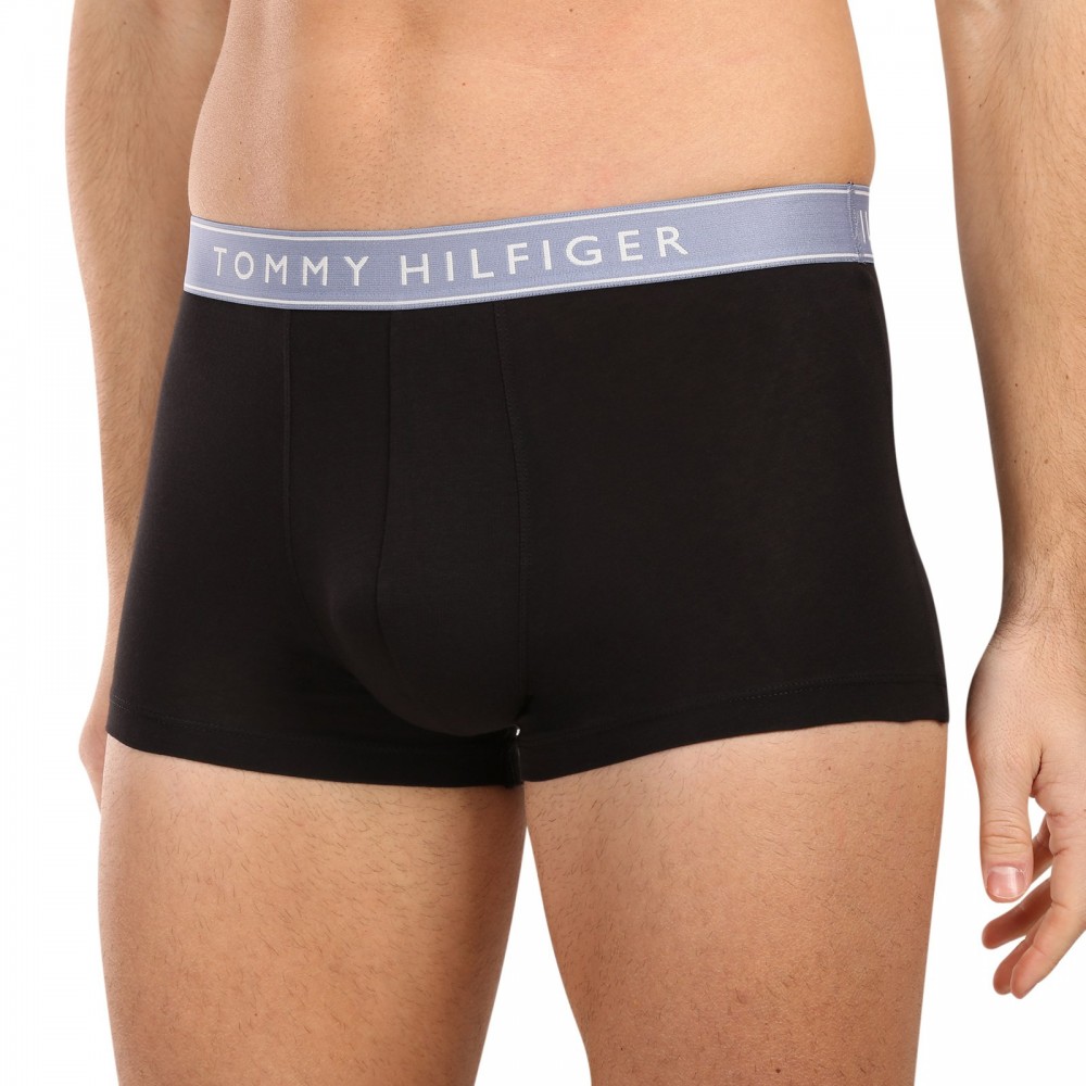 Tommy Hilfiger UM0UM03881-0UC, Ανδρικά Μπόξερ Essential Logo Waistband  Trunks,  ΜΑΥΡΟ