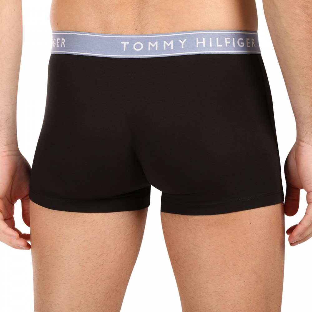 Tommy Hilfiger UM0UM03881-0UC, Ανδρικά Μπόξερ Essential Logo Waistband  Trunks,  ΜΑΥΡΟ
