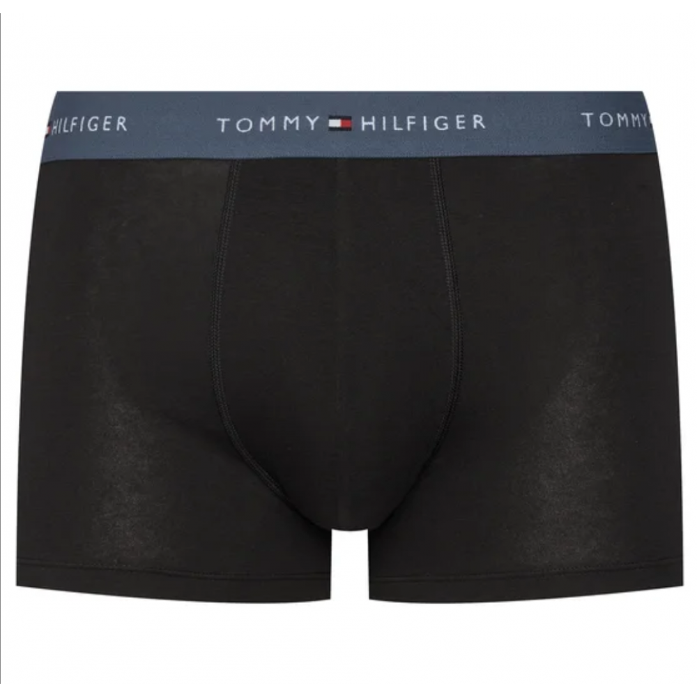 Tommy Hilfiger UM0UM03890-0SX 3p WB Trunk , Ανδρικά μπόξερ Σετ 3 τεμ. ΜΑΥΡΟ