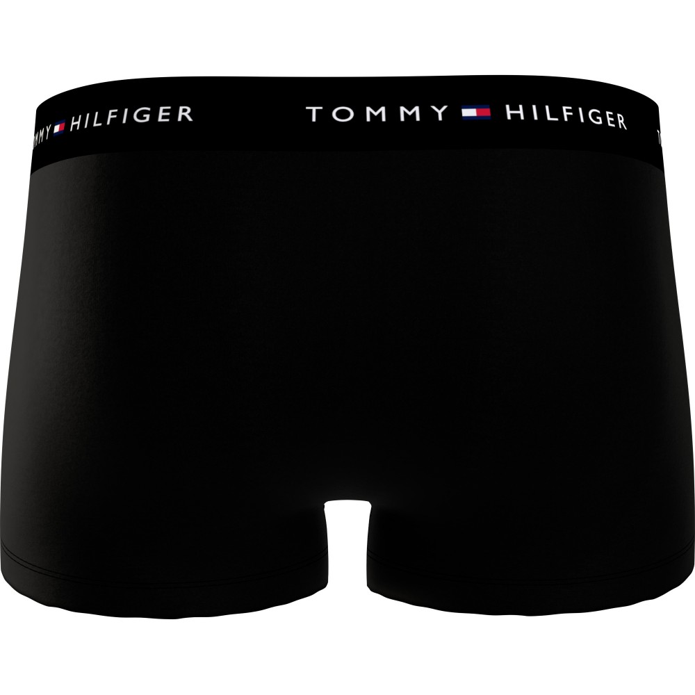 Tommy Hilfiger Plus Size UM0UM03897-0WE 3p WB Trunk , Ανδρικά μπόξερ Σετ 3 τεμ. ΜΑΥΡΟ