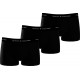 Tommy Hilfiger Plus Size UM0UM03897-0WE 3p WB Trunk , Ανδρικά μπόξερ Σετ 3 τεμ. ΜΑΥΡΟ