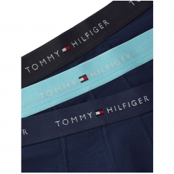 Tommy Hilfiger UM0UM03890-0YW 3p WB Trunk , Ανδρικά μπόξερ Σετ 3 τεμ. ΜΠΛΕ ΣΚΟΥΡΟ