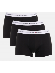 Tommy Hilfiger UM0UM03890-0XN 3p WB Trunk , Ανδρικά μπόξερ Σετ 3 τεμ. ΜΑΥΡΟ