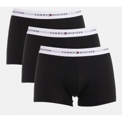 Tommy Hilfiger UM0UM03890-0XN 3p WB Trunk , Ανδρικά μπόξερ Σετ 3 τεμ. ΜΑΥΡΟ